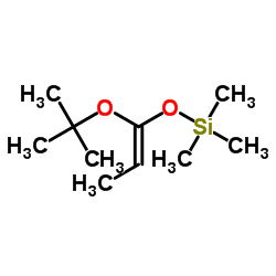 (1E)-1-叔丁氧基-1-(三甲基硅氧基)丙烯结构式