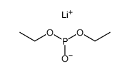 (EtO2)2P(O)Li Structure