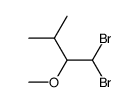 1,1-dibromo-2-methoxy-3-methyl-butane结构式
