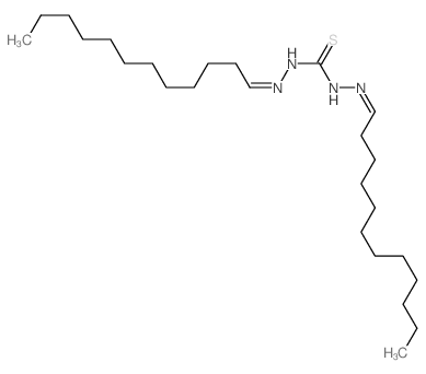 Carbonothioic dihydrazide, didodecylidene- (9CI) structure