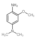3-甲氧基-N1,N1-二甲基苯-1,4-二胺结构式