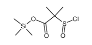 trimethylsilyl 2-(chlorosulfinyl)-2-methylpropanoate Structure