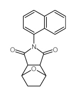 2-naphthalen-1-yl-3a,4,5,6,7,7a-hexahydro-octahydro-1H-4,7-epoxyisoindole-1,3-dione结构式