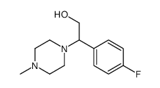 2-(4-fluorophenyl)-2-(4-methylpiperazin-1-yl)ethanol Structure