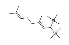 (3,7-dimethylocta-2,6-diene-1,1-diyl)bis(trimethylsilane)结构式