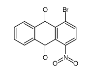 1-bromo-4-nitro-anthraquinone Structure