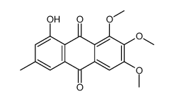 1-hydroxy-6,7,8-trimethoxy-3-methylanthraquinone Structure