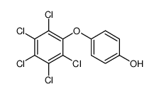 4-(2,3,4,5,6-pentachlorophenoxy)phenol结构式