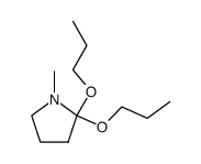 1-methyl-2,2-dipropoxypyrrolidine结构式