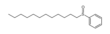 n-dodecyl phenyl sulfoxide Structure