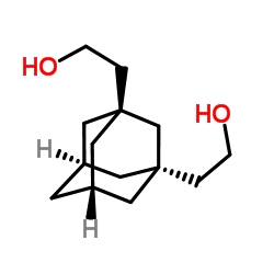1,3-二羟乙基金刚烷结构式