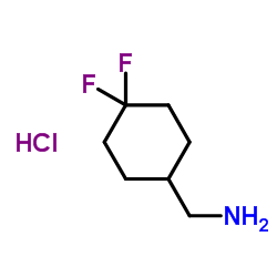(4,4-Difluorocyclohexane)methylamine hydrochloride Structure
