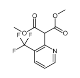 dimethyl 2-[3-(trifluoromethyl)pyridin-2-yl]propanedioate Structure