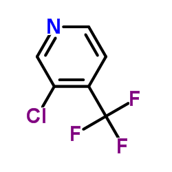 4-氯-3-(三氟甲基)吡啶结构式