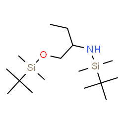 1-叔丁基-N-(1-((叔丁基二甲基硅烷基)氧基)丁-2-基)-1,1-二甲基硅胺结构式