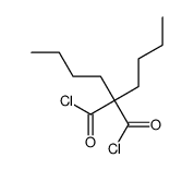 2,2-dibutylpropanedioyl dichloride Structure