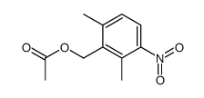 (2,6-dimethyl-3-nitrophenyl)methyl acetate Structure