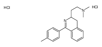 N,N-dimethyl-2-[1-(4-methylphenyl)-3,4-dihydroisoquinolin-3-yl]ethanamine,dihydrochloride结构式