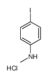 4-碘-N-甲基苯胺盐酸盐结构式