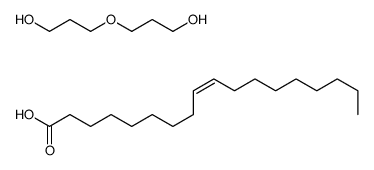 3-(3-hydroxypropoxy)propan-1-ol,(Z)-octadec-9-enoic acid Structure