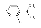 3-溴-4-N,N-二甲氨基吡啶结构式
