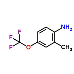 2-甲基-4-三氟甲氧基苯胺结构式