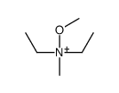 diethyl-methoxy-methylazanium Structure