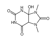 4-hydroxy-7,9-dimethyl-tetrahydro-purine-2,6,8-trione结构式