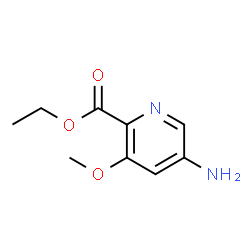5-氨基-3-甲氧基吡啶甲酸乙酯结构式