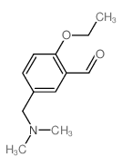 5-[(二甲基氨基)甲基]-2-乙氧基苯甲醛结构式