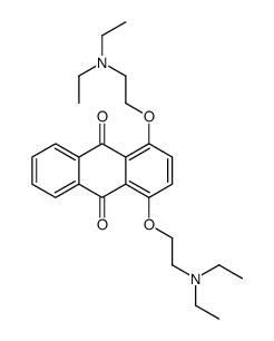 1,4-bis[2-(diethylamino)ethoxy]anthracene-9,10-dione Structure