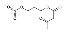 3-nitrooxypropyl 3-oxobutanoate Structure