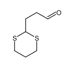 3-(1,3-dithian-2-yl)propanal结构式