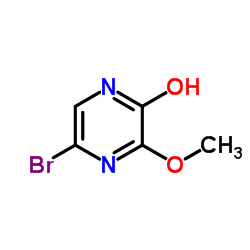 5-溴-3-甲氧基吡嗪-2(1H)-酮结构式