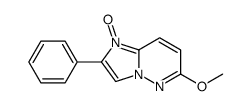 6-methoxy-1-oxido-2-phenylimidazo[1,2-b]pyridazin-1-ium Structure