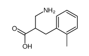 2-(aminomethyl)-3-(2-methylphenyl)propanoic acid Structure