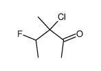 2-Pentanone,3-chloro-4-fluoro-3-methyl- structure