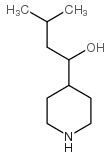 3-甲基-1-哌啶-4-基-1-丁醇结构式