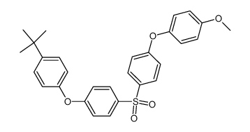 1-(tert-butyl)-4-(4-((4-(4-methoxyphenoxy)phenyl)sulfonyl)phenoxy)benzene Structure