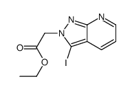 ethyl 2-(3-iodopyrazolo[3,4-b]pyridin-2-yl)acetate结构式