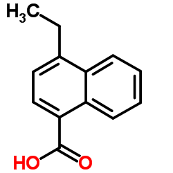 4-乙基-1-萘甲酸结构式