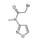 2-bromo-N-methyl-N-(1,2-oxazol-3-yl)acetamide Structure