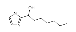 2-(1-hydroxyheptyl)-1-methyl-1H-imidazole结构式