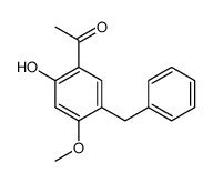 1-(5-benzyl-2-hydroxy-4-methoxyphenyl)ethanone Structure