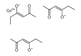 tris(hexane-2,4-dionato-O,O')cobalt Structure