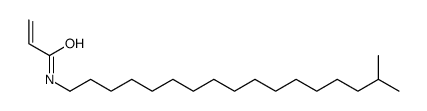 N-(16-methylheptadecyl)prop-2-enamide结构式