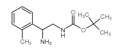 (2-氨基-2-邻甲苯-乙基)-氨基甲酸叔丁酯盐酸盐结构式