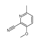 3-Methoxy-6-methyl-2-Pyridinecarbonitrile Structure