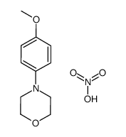 4-(4-methoxyhenyl)morpholine nitric acid salt Structure