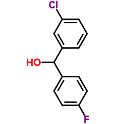 (3-Chlorophenyl)(4-fluorophenyl)methanol结构式